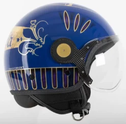 Casco Jet MM Independent Calcio Storico Azzurro -Accessori Per Motociclette casco jet mm independent calcio storico azzurro 3