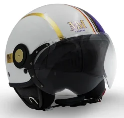 Casco Jet MM Independent FIRENZE Bianco