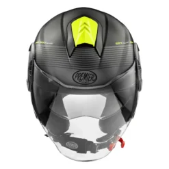 Premier® Casco Jet Premier COOL EVO CH Y 9 BM Nero Giallo Fluo Opaco -Accessori Per Motociclette casco jet premier cool evo ch y 9 bm nero giallo fluo opaco3