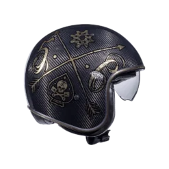 Premier® Casco Jet Premier VINTAGE CARBON NX GOLD CHROMED In Carbonio 22.06 Nero Oro 6 Premier® Casco Jet Premier VINTAGE CARBON NX GOLD CHROMED In Carbonio 22.06 Nero Oro -Accessori Per Motociclette casco jet premier vintage carbon nx gold chromed in carbonio 22.06 nero oro3