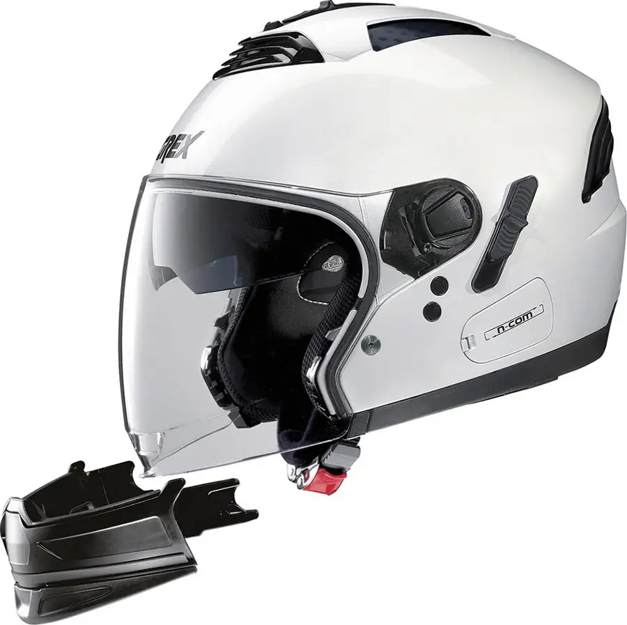 Casco Modulare Grex G4.2 PRO KINETIC N-COM Bianco Metal 2 Casco Modulare Grex G4.2 PRO KINETIC N-COM Bianco Metal - immagine 2