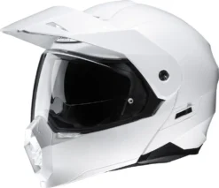 Casco Modulare HJC C80 SOLID Bianco Perla Ryan