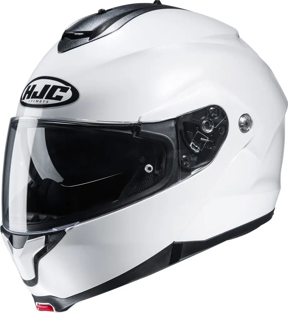 Casco Modulare HJC C91 SOLID Bianco Perla Ryan 1 Casco Modulare HJC C91 SOLID Bianco Perla Ryan