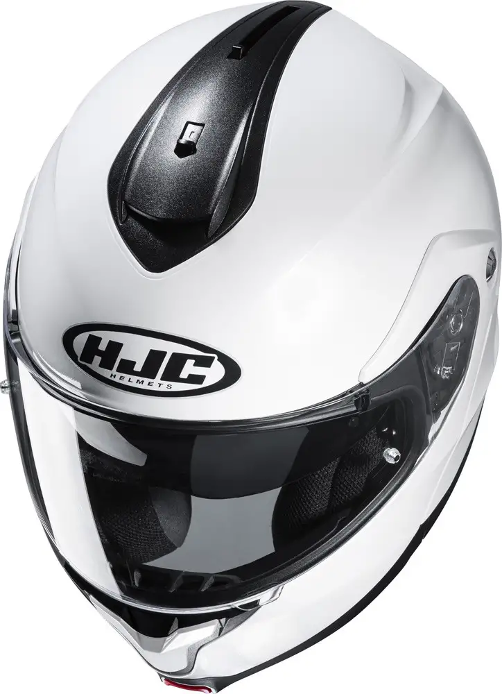 Casco Modulare HJC C91 SOLID Bianco Perla Ryan 2 Casco Modulare HJC C91 SOLID Bianco Perla Ryan - immagine 2