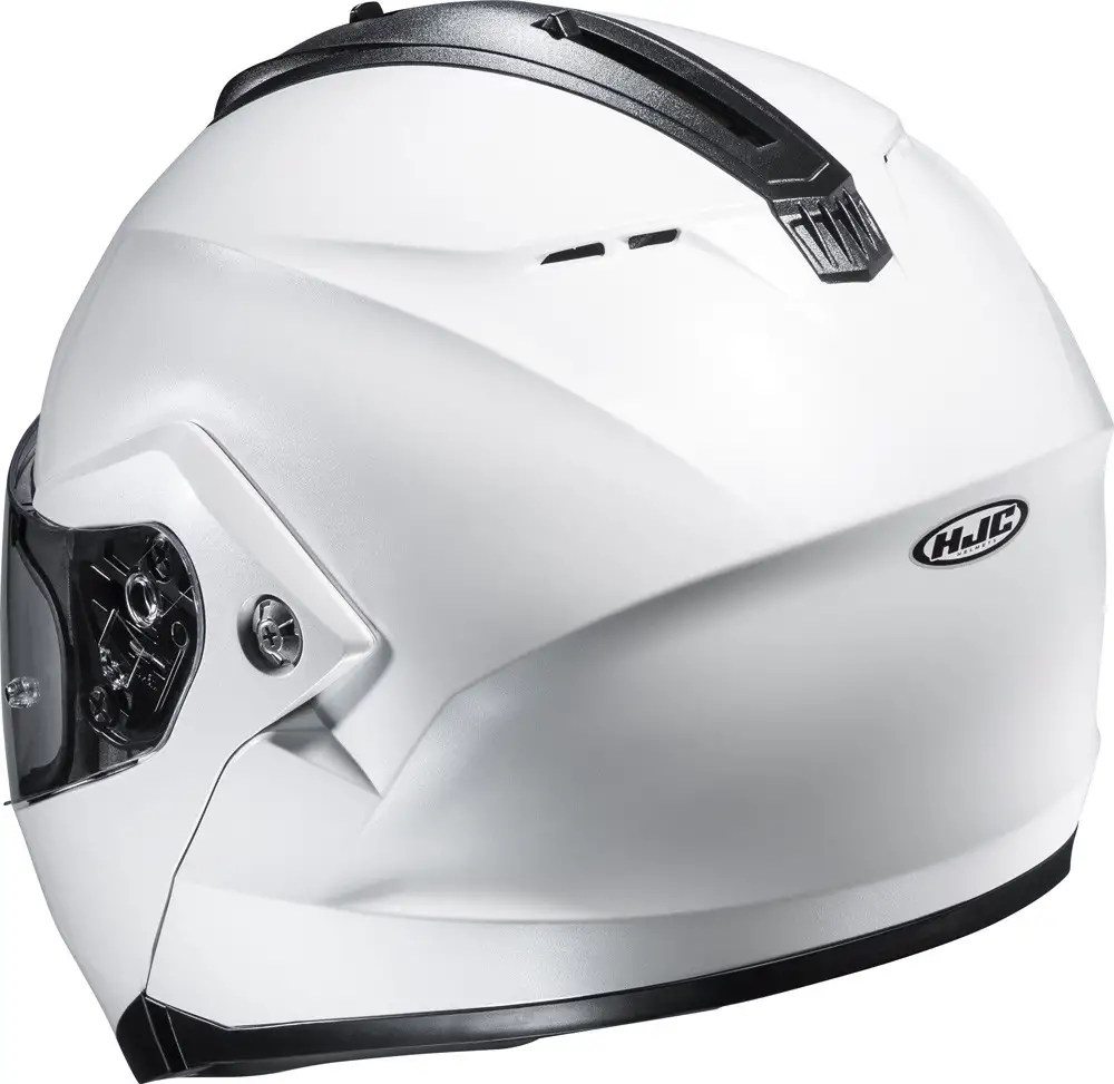 Casco Modulare HJC C91 SOLID Bianco Perla Ryan 3 Casco Modulare HJC C91 SOLID Bianco Perla Ryan - immagine 3