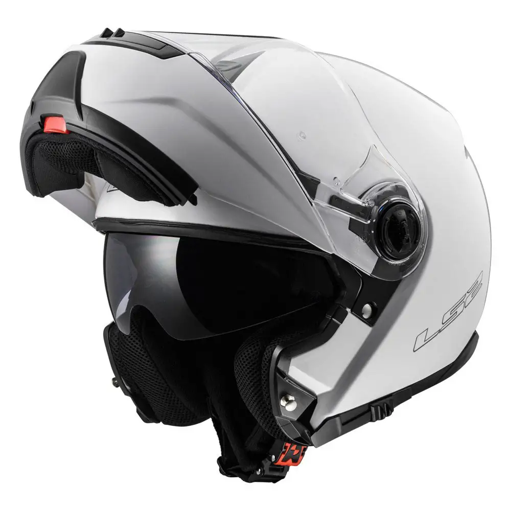 Casco Modulare LS2 FF908 Strobe II Bianco Ece 2206 2 Casco Modulare LS2 FF908 Strobe II Bianco Ece 2206 - immagine 2