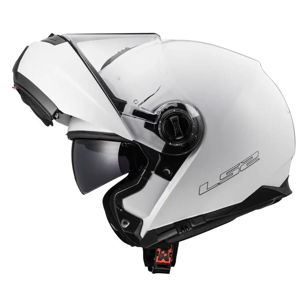 Casco Modulare LS2 FF908 Strobe II Bianco Ece 2206 3 Casco Modulare LS2 FF908 Strobe II Bianco Ece 2206 - immagine 3