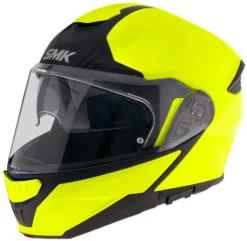 Casco Modulare SMK GULLWING UNICOLOUR Doppia Omologazione P/J Giallo Fluo