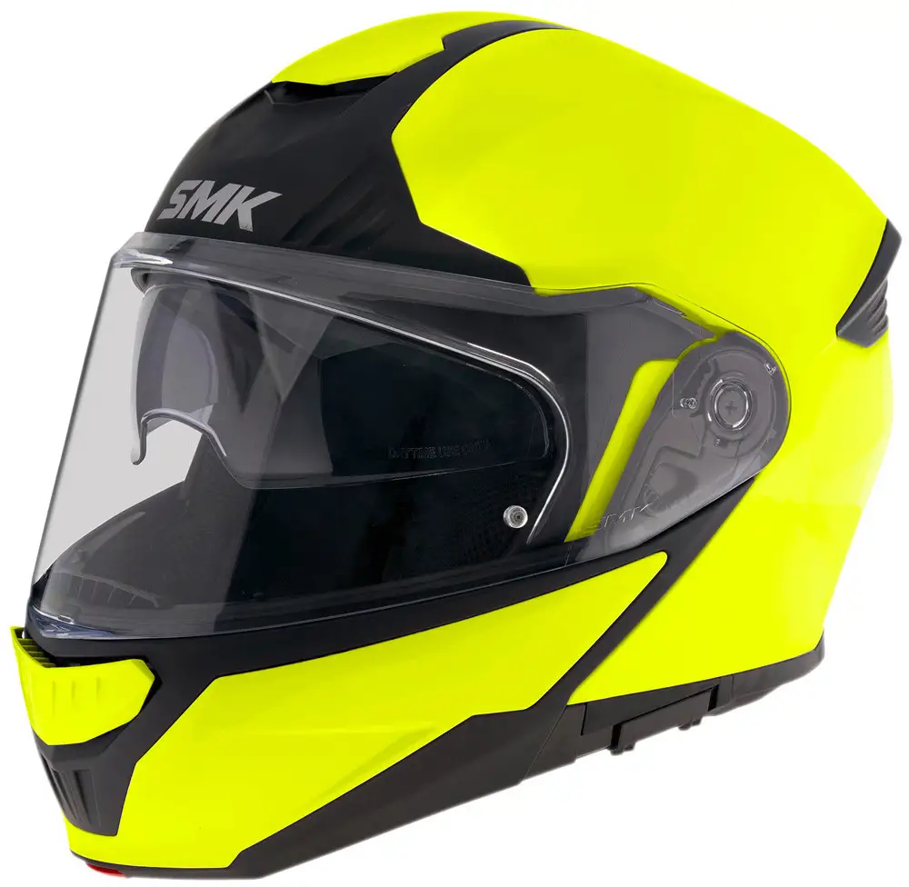 Casco Modulare SMK GULLWING UNICOLOUR Doppia Omologazione P/J Giallo Fluo 1 Casco Modulare SMK GULLWING UNICOLOUR Doppia Omologazione P/J Giallo Fluo