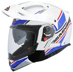 Casco Modulare SMK HYBRID EVO TIDE Bianco Blu
