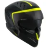 Casco Modulare Suomy Armor Crew E06 Nero Giallo
