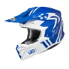 Casco Cross Hjc I50 HEX Blu Bianco