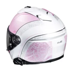 Casco Integrale Hjc I71 SERA Rosa Grigio Bianco -Accessori Per Motociclette casco moto integrale hjc i71 sera rosa grigio bianco3