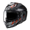Casco Integrale Hjc I71 SIMO Arancio Grigio Nero