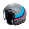 Casco Jet Hjc V31 BYRON Blu Rosso Grigio Nero