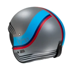 Casco Jet Hjc V31 BYRON Blu Rosso Grigio Nero -Accessori Per Motociclette casco moto jet hjc v31 byron blu rosso grigio nero3