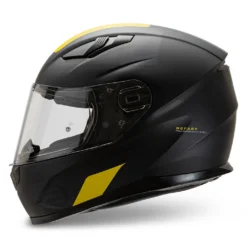 Casco Integrale Befast Flash Nero Giallo -Accessori Per Motociclette flash nero giallo laterale sx