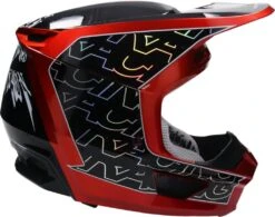 FOX V1 PERIL MX-Helm -Accessori Per Motociclette fox v1 peril mx helm fluo rot xl 136090roxl 2 2