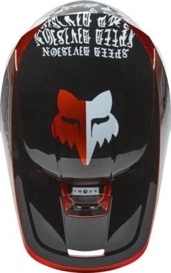 FOX V1 PERIL MX-Helm -Accessori Per Motociclette fox v1 peril mx helm fluo rot xl 136090roxl 4 2
