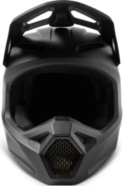 FOX V1 SOLID 22 MX-Helm -Accessori Per Motociclette fox v1 solid 22 mx helm matt schwarz xs 136108msxs 2