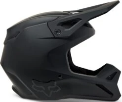 FOX V1 SOLID 22 MX-Helm -Accessori Per Motociclette fox v1 solid 22 mx helm matt schwarz xs 136108msxs 3