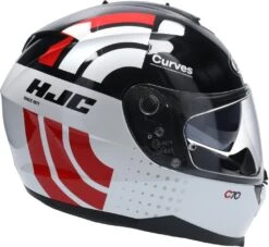 HJC C70 CURVES Integralhelm 8 HJC C70 CURVES Integralhelm -Accessori Per Motociclette hjc c70 curves integralhelm weiss schwarz rot mc1 xl 119248wrxl 2 1