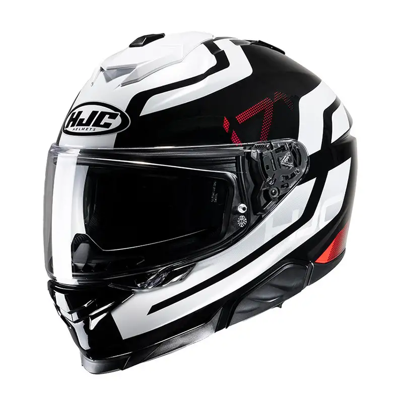 Casco Integrale Hjc I71 ENTA Rosso Bianco Nero 1 Casco Integrale Hjc I71 ENTA Rosso Bianco Nero