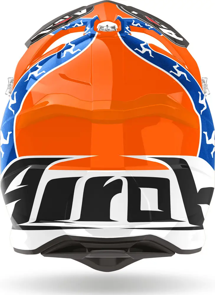 Casco Cross Airoh Strycker Hazzard In Fibra Lucido 2 Casco Cross Airoh Strycker Hazzard In Fibra Lucido - immagine 2