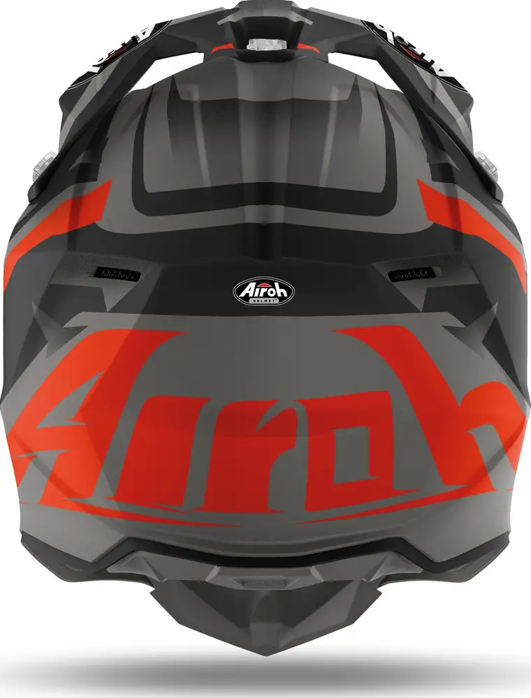Casco Cross Airoh Wraap Sequel Orange Matt 2 Casco Cross Airoh Wraap Sequel Orange Matt - immagine 2
