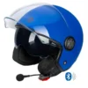 Casco Jet Befast Rapid Connect III Blu Opaco Con Interfono Integrato