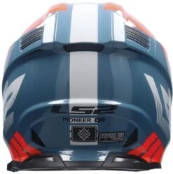 LS2 MX436 PIONEER EVO EVOLVE Helm 6 LS2 MX436 PIONEER EVO EVOLVE Helm -Accessori Per Motociclette ls2 mx436 pioneer evo evolve helm weiss cobalt blau xl 132034wbxl 2 3