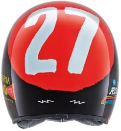 NEXX X.G10 GARAGE BAD LOOSER Jethelm -Accessori Per Motociclette nexx x g10 garage bad looser jethelm schwarz rot weiss xxl 108098blxxl 3 2