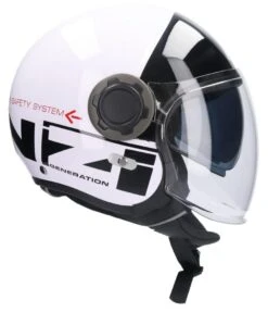 NZI RINGWAY DUO COMMUTER Jethelm -Accessori Per Motociclette nzi ringway duo commuter jethelm weiss schwarz xxl 109092wsxxl 2 1