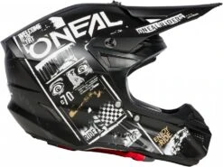 ONEAL 5SRS ATTACK V.23 MX-Helm -Accessori Per Motociclette oneal 5srs attack v 23 mx helm schwarz weiss xl 120074swxl 3