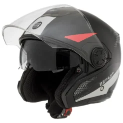 Casco Jet Befast Volt Bianco Rosso Nero -Accessori Per Motociclette peh138ucwrb a