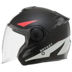 Kit Coppia Volt Bianco Rosso Nero - 2 Caschi Jet Befast Con Omologazione ECE 06 -Accessori Per Motociclette peh138ucwrb c 1