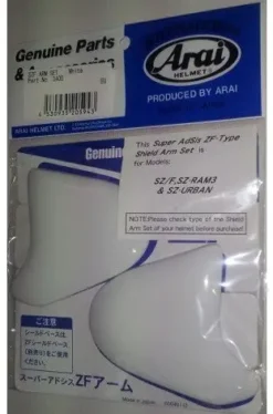 Ricambio Placchette Arai SZ-F Bianco