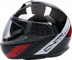 SCHUBERTH C4 PRO CARBON AVIO Klapphelm -Accessori Per Motociclette schuberth c4 pro carbon avio klapphelm carbon rot xxl 63 101109roxxl 2