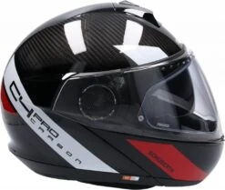 SCHUBERTH C4 PRO CARBON AVIO Klapphelm -Accessori Per Motociclette schuberth c4 pro carbon avio klapphelm carbon rot xxl 63 101109roxxl 3