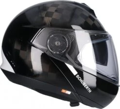 SCHUBERTH C4 PRO CARBON FUSION Klapphelm -Accessori Per Motociclette schuberth c4 pro carbon fusion klapphelm glossy weiss xxl 63 101103whxxl 3 1