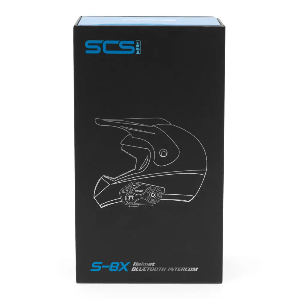 Interfono Bluetooth Universale SCS S-8X Singolo - Conversazione Moto Moto Fino A 500mt 2 Interfono Bluetooth Universale SCS S-8X Singolo - Conversazione Moto Moto Fino A 500mt - immagine 2