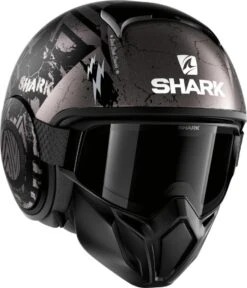 SHARK STREET-DRAK CROWER Jethelm -Accessori Per Motociclette shark street drak crower jethelm matt schwarz anthrazit silber xs 102430saxs 3 3