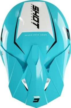 SHOT FURIOUS CHASE Helm -Accessori Per Motociclette shot furious chase glanz schwarz turquoise xs 105116stxs 2 23