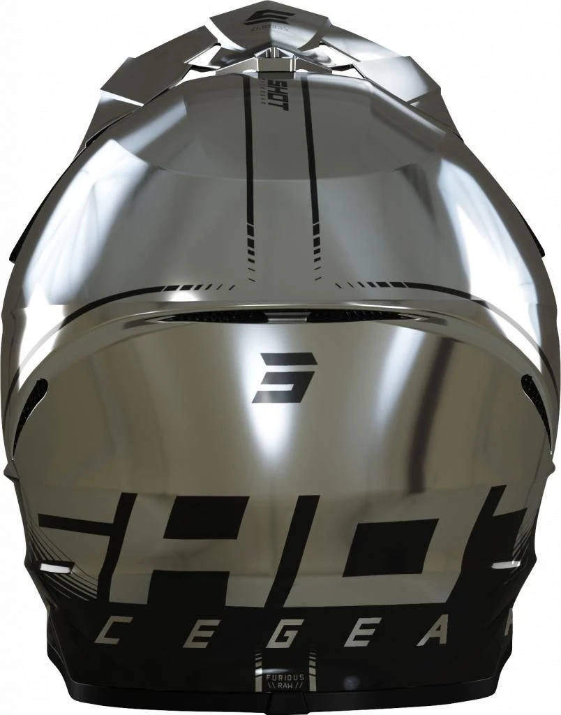 SHOT FURIOUS RAW 3.0 CHROME Helm 2 SHOT FURIOUS RAW 3.0 CHROME Helm - immagine 2