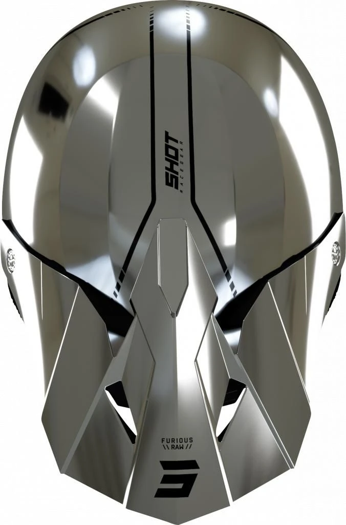 SHOT FURIOUS RAW 3.0 CHROME Helm 3 SHOT FURIOUS RAW 3.0 CHROME Helm - immagine 3