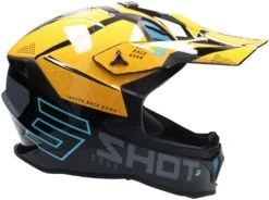 SHOT LITE CORE Helm -Accessori Per Motociclette shot lite core glanz schwarz gelb xs 105108sgxs 2 17