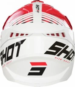 SHOT LITE FURY Helm 6 SHOT LITE FURY Helm -Accessori Per Motociclette shot lite fury glanz weiss rot xs 105124wrxs 1 1