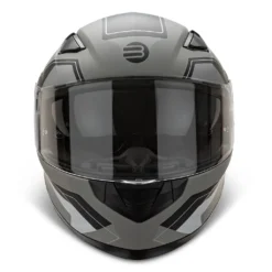 Casco Integrale Befast Ventus Argento Nero -Accessori Per Motociclette ventus argento nero fronte